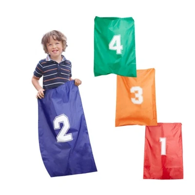 Abbildung von relaxdays Hüpfspielzeug Hüpfsäcke für Kinder 4er Set