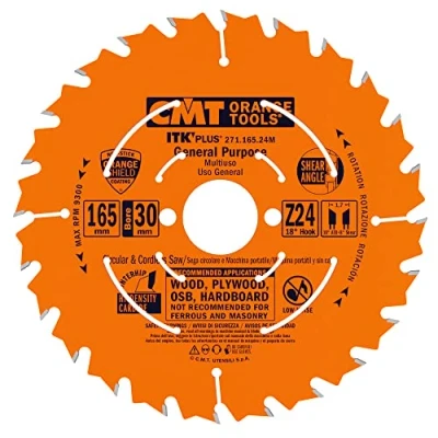 Abbildung von CMT Orange Tools 271.184.24h Handkreissäge (Ultra ITK) 184 x 1.3 20 Z 24