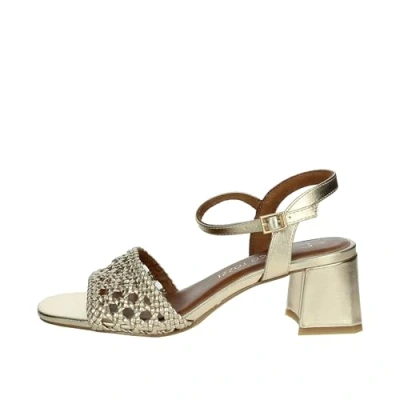Abbildung von Marco Tozzi Riemensandalette, Damen, Größe: 41, Gold Schuhe