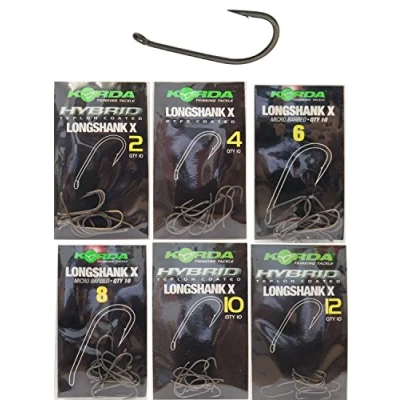 Abbildung von Korda Long Shank X “ 10 Stück Size 6