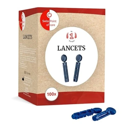 Abbildung von Swiss Point Of Care Lanzetten 100 Stück Packung