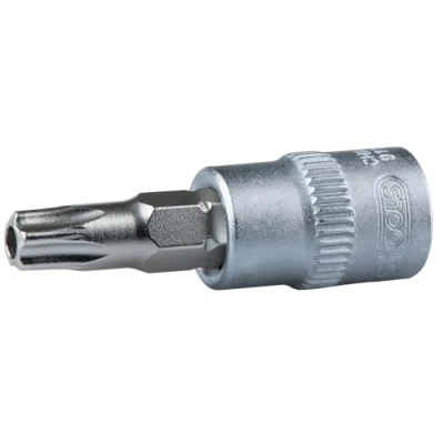 Abbildung von KS Tools 1/4&#039;&#039; TX Bit Stecknuss T40 mit Bohrung