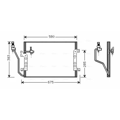 Abbildung von Kondensator, Klimaanlage AVA COOLING MSA5330
