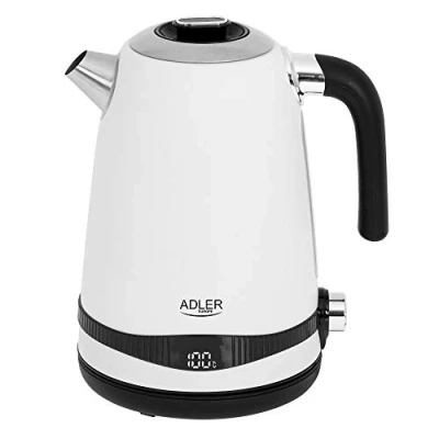 Abbildung von Adler Wasserkocher AD 1295w weiß 1,7 L mit Temperatureinstellung