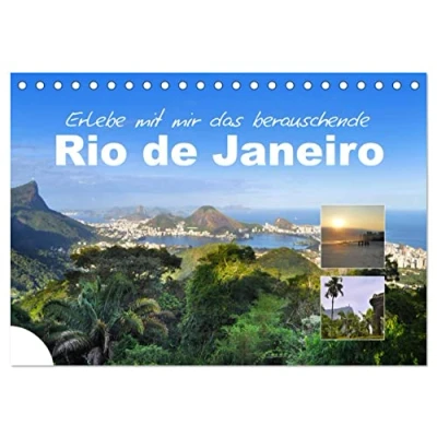 Abbildung von Erlebe mit mir das berauschende Rio de Janeiro (Tischkalender 2025 DIN A5 quer), CALVENDO Monatskalender