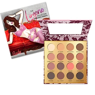 Abbildung von Rude LINGERIE COLLECTION 16 MATTE Eyeshadow Palette [Romantic Nights]