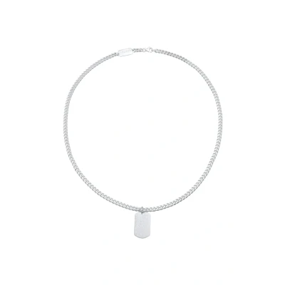 Abbildung von Kuzzoi Basic Plate Halskette, Herren, Größe: 50, Silber