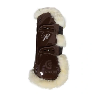Abbildung von Kentucky Gamaschen Bamboo Elastic Vegan Sheepskin Braun M Agradi.deVerkauft von Agradi
