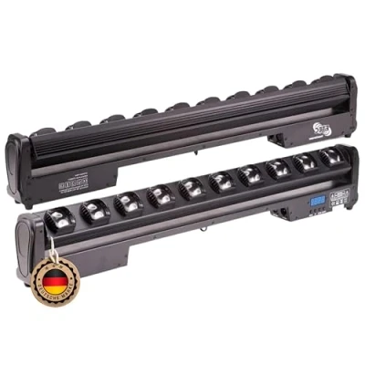 Abbildung von ETEC Professional LED Rotation PIXBAR 10x30W DMX Moving Washer Beam Spot Pixel Matrix Leiste Veranstaltung Bühnenbeleuchtung Licht Party Disco Show DJ Farbmischung