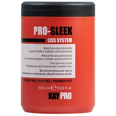 Abbildung von Kay PRO KEPRO SLEEK Liss System Disziplinierungsmaske für geglättetes und chemisch behandeltes Haar, 1000 ml