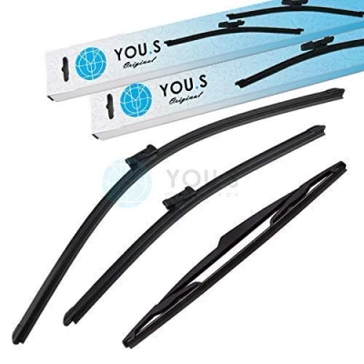 Abbildung von YOU.S SCHEIBENWISCHER SET VORNE + HINTEN 600 450 360 mm (3 Stück)
