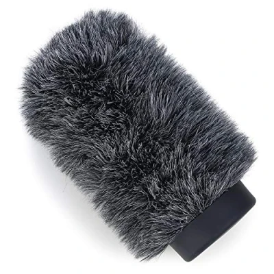 Abbildung von YOUSHARES Furry Windschutz für Rode NTG1, NTG2, Audio Technica AT897 Richtmikrofone, Bis zu 5,5 &quot;lang
