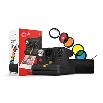 Abbildung von Polaroid Now+ Sofortbildkamera i Type Schwarz, Keine Filme
