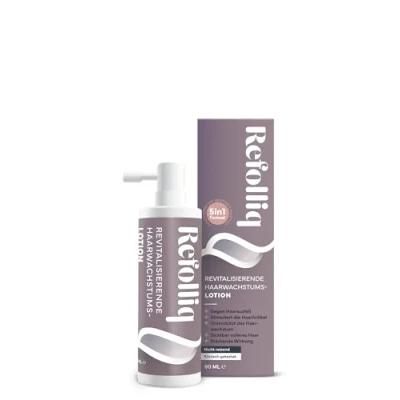 Abbildung von Refolliq Revitalisierende Haarwachstums Lotion Gegen Haarausfall Stimuliert die Haarfollikel Unterstützt das Haarwachstum Sichtbar volleres Haar Stärkende Wirkung