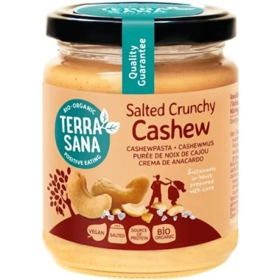 Abbildung von Terrasana Cashewmus Crunchy, mit Steinsalz, 250g