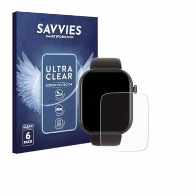 Abbildung von Savvies 6 Stück Schutzfolie für Woneligo IDW19 1.8&quot; Displayschutz Folie Ultra Transparent