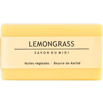 Abbildung von Savon du Midi Feste Duschseife Karité Butter Seife Lemongrass, 100 g