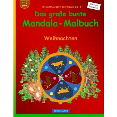 Abbildung von BROCKHAUSEN Bastelbuch Bd. 6: Das grosse bunte Mandala Malbuch: Weihnachten