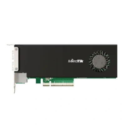 Abbildung von Mikrotik CCR2004 1G 2XS PCIe Adap 2xSFP28 1xGbE LP