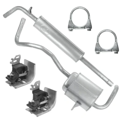 Abbildung von Schalldämpferset Auspuffanlage Auspuff für Renault Megane 2 II 2002 03/2009 1.6