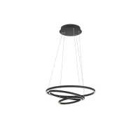 Abbildung von EGLO connect.z Smart Home LED Pendelleuchte Lobinero Z, dimmbare Ring Hängelampe, ZigBee, App und Sprachsteuerung Alexa, Lichtfarbe einstellbar (warmweiß kaltweiß), Metall in Schwarz
