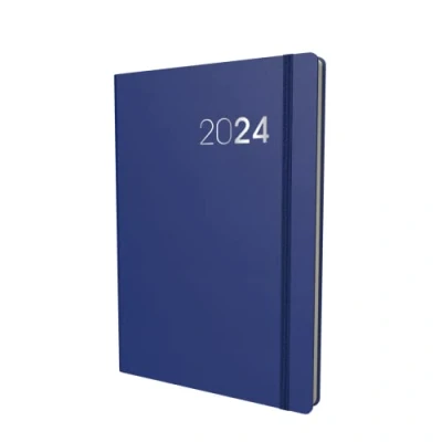 Abbildung von Collins Legacy Terminplaner 2024, A5, Tagesansicht, mit Terminen, Business Planer und Organizer, Januar bis Dezember Tagesplaner, Blau, CL51.60 24