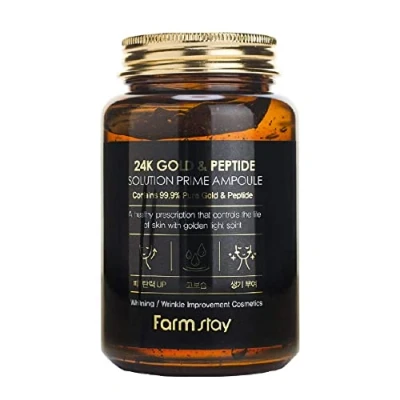Abbildung von [Farmstay] 24K Gold &amp; Peptide Solution Prime Ampoule 250ml