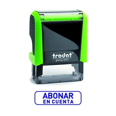 Abbildung von Trodat 4911 Printy Stempel, kommerzielle Formel, mit Text, selbstfärbend, Größe der Textplatte 37 x 14 mm, blau (8428447824225)