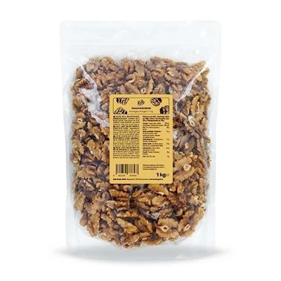 Abbildung von KoRo Walnusskerne groß &amp; extra hell 1 kg Knackig feine naturbelassen ohne Zusätze Schale perfekt für Müsli oder zum Backen in Vorteilspackung