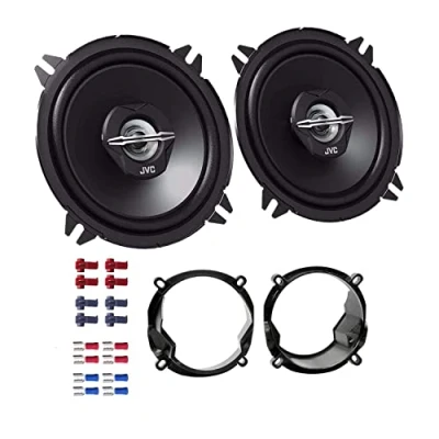 Abbildung von JVC CS J520X Auto Lautsprecher Boxen 500 Watt 13 cm 2 Wege Koax passend für Volvo V40 1996 2000 Türen Front