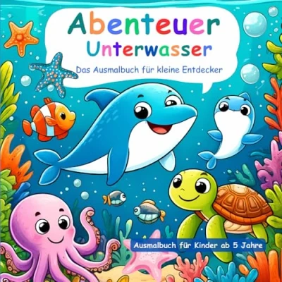 Abbildung von Abenteuer Unterwasser: Das Ausmalbuch für kleine Entdecker