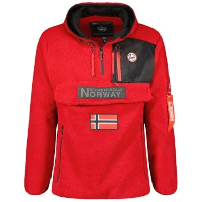 Abbildung von Geographical Norway Herren Terifique Men Fleece, Rouge, S