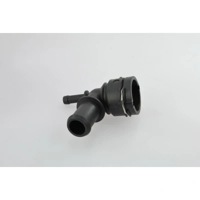 Abbildung von TOPRAN 112 246 Flansch GFK (Glasfaserverstärkter Kunststoff) mit Dichtung Befestigungsbügel VOLKSWAGEN: Golf 5 Schrägheck, Passat B6 Variant