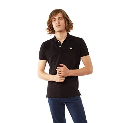Abbildung von La Martina Eduardo Poloshirt, Herren, Größe: XXL, Black