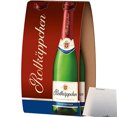 Abbildung von Rotkäppchen Sekt halbtrocken 11% vol. 1er Pack (2x0,2l Flasche) + usy Block