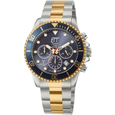 Abbildung von ETT Funkchronograph Professional, EGS 11609 35M, Armbanduhr, Herrenuhr, Stoppfunktion, Datum, Solar