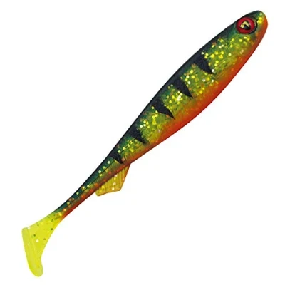 Abbildung von Fox Rage Slick Shad Gummifisch, Farbe:UV Perch, Länge:9cm