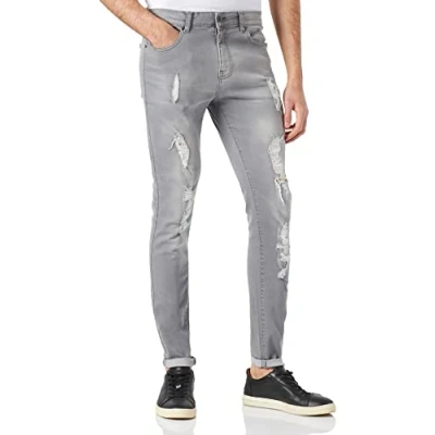 Abbildung von Enzo Herren Ez376 Ven Jeans, Grau, W34/L32 (34R)
