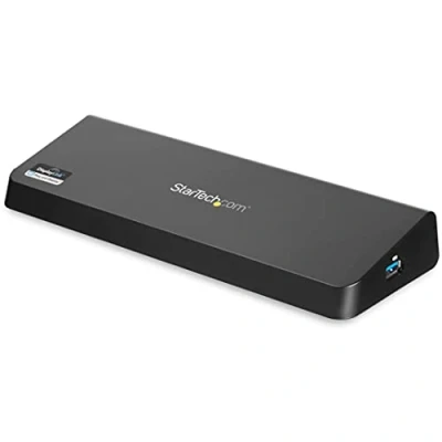 Abbildung von StarTech.com USB 3.0 Dockingstation für zwei Monitore mit HDMI &amp; 4K DisplayPort auf 4x A, Ethernet, und DP Typ A Universal Mac Windows (USB3DOCKHDPC)