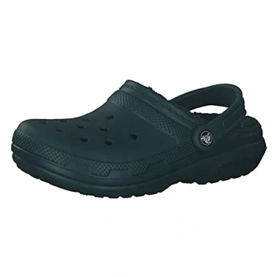 Abbildung von Crocs Unisex Classic Lined Clog Clog, Evergreen, 33/34 EU