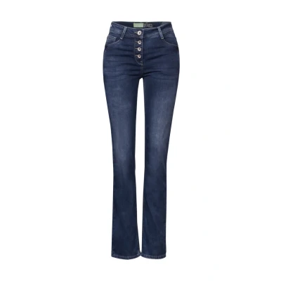 Abbildung von Cecil Jeans Straight Leg, Damen, Größe: 31x30, Blau