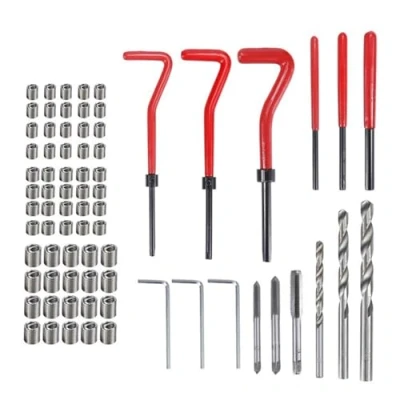 Abbildung von Helicoil Set, Filet Rapporté, Helicoil, M5 M6 M8, Filetage, Gewindereparatursatz, Gewinde Reparatur Reparatur, 75 Pcs