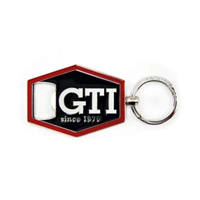 Abbildung von VW Collection by Brisa Volkswagen GOLF GTI MIT FLASCHENÖFFNER Schlüsselanhänger, Größe: One Size, Schwarz