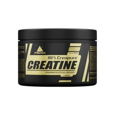 Abbildung von PEAK Creatin (Creapure®) 225g I 75 Portionen Pulver Muskelaufbau Masseaufbau Kraftzuwachs hohe Bioverfügbarkeit höchste Qualitätsstandards 225 g