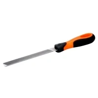 Abbildung von Bahco ERGO 4 138 12 1 2, Datei, Flache Vorfeile, Kunststoff, Schwarz, Orange, Ergonomisch, Anti Rutsch Griff