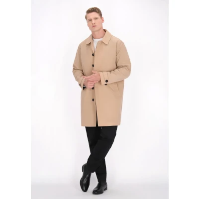 Abbildung von Dreimaster Kurzmantel, Herren, Größe: XXL, Beige