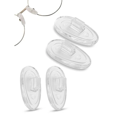 Abbildung von Brillen Nasenpads Eindrücken Silikon Tropfenform Packung mit 5 Paaren 11mm von Sports World Vision