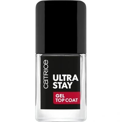 Abbildung von Catrice Ultra Stay Gel Top Coat, Überlack, Transparent, langanhaltend, schnelltrocknend, vergrößernd, vegan, ohne Mikroplastikpartikel, Konservierungsstoffe, Parfüm, 1er Pack (10.5ml)