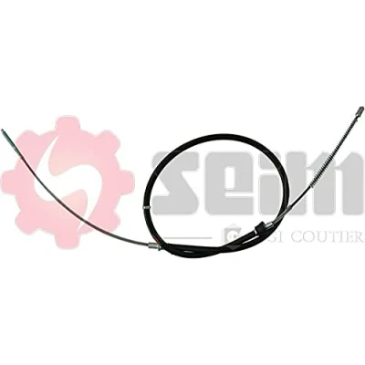 Abbildung von SEIM 553200 Handbremsseil hinten links, rechts 1392/798 Trommelbremse VOLKSWAGEN: Lupo / 3L, SEAT: Arosa