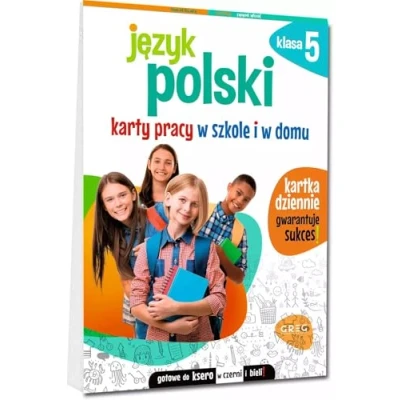 Abbildung von Język polski. Karty pracy w szkole i domu Klasa 5